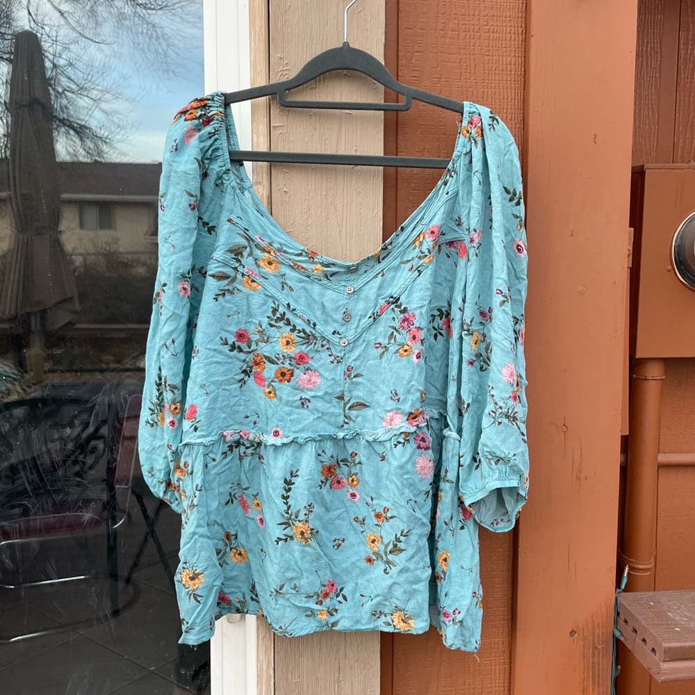 Floral tunic top Maurices
